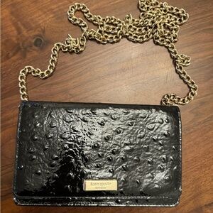 Kate Spade ♠️ New York Embossed Leather Shoulder Bag